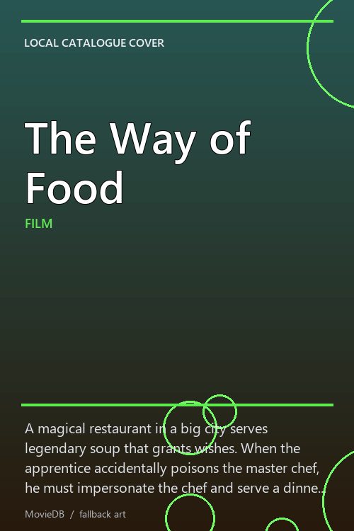 The Way of Food poster