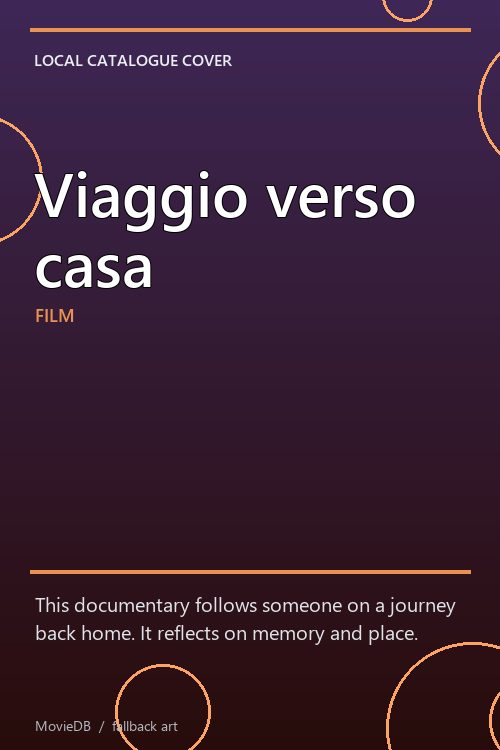 Viaggio verso casa poster