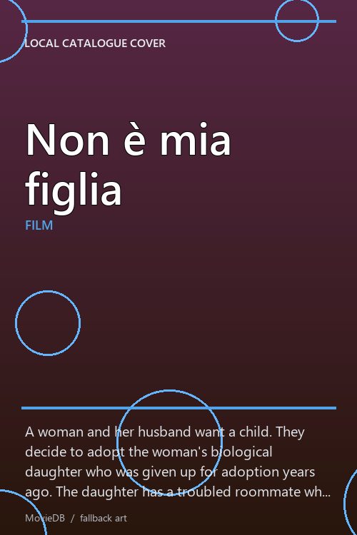 Non è mia figlia poster
