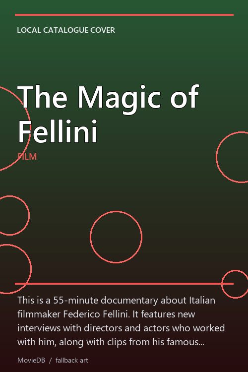 The Magic of Fellini poster