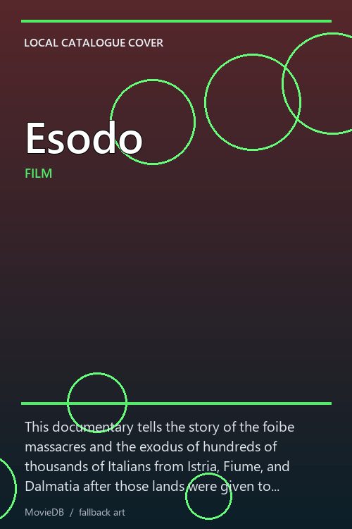 Esodo poster