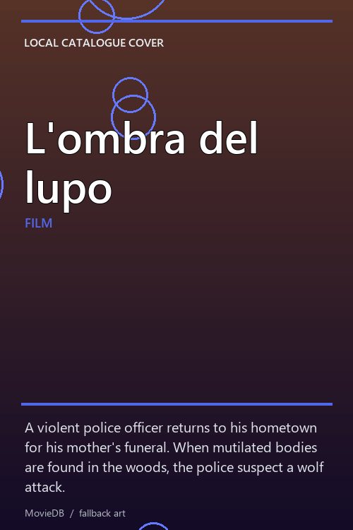 L'ombra del lupo poster