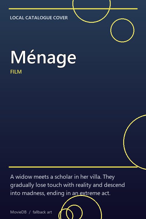 Ménage poster