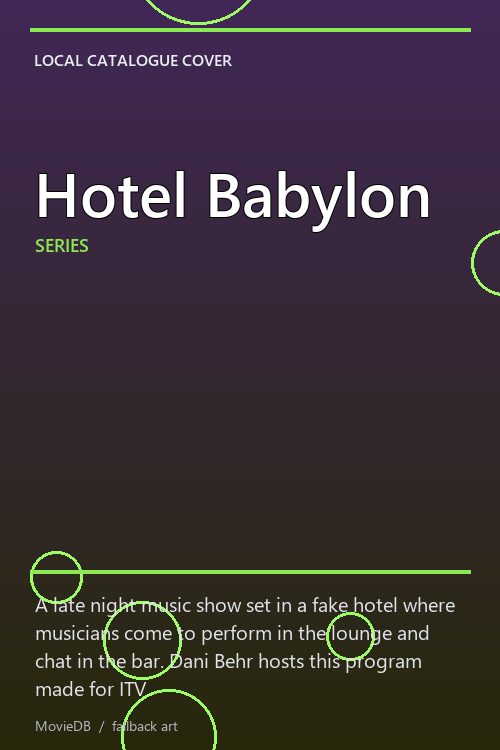 Hotel Babylon poster