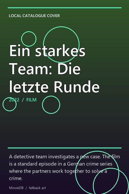 Ein starkes Team: Die letzte Runde poster