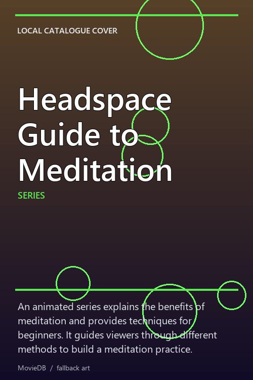 Headspace Guide to Meditation poster
