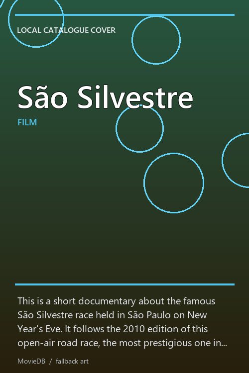 São Silvestre poster