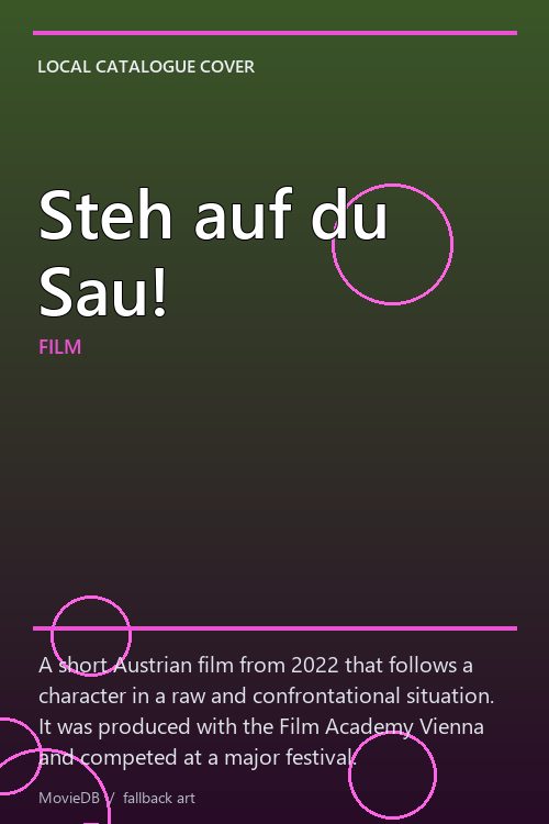 Steh auf du Sau! poster