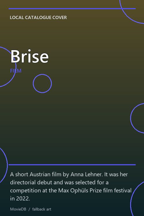 Brise poster