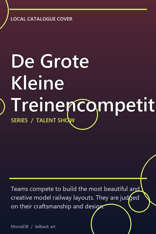 De Grote Kleine Treinencompetitie poster