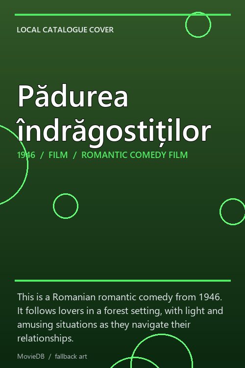 Pădurea îndrăgostiților poster