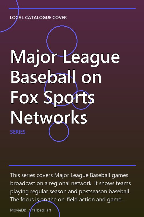 Major League Baseball on Fox Sports Networks poster