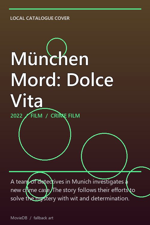 München Mord: Dolce Vita poster