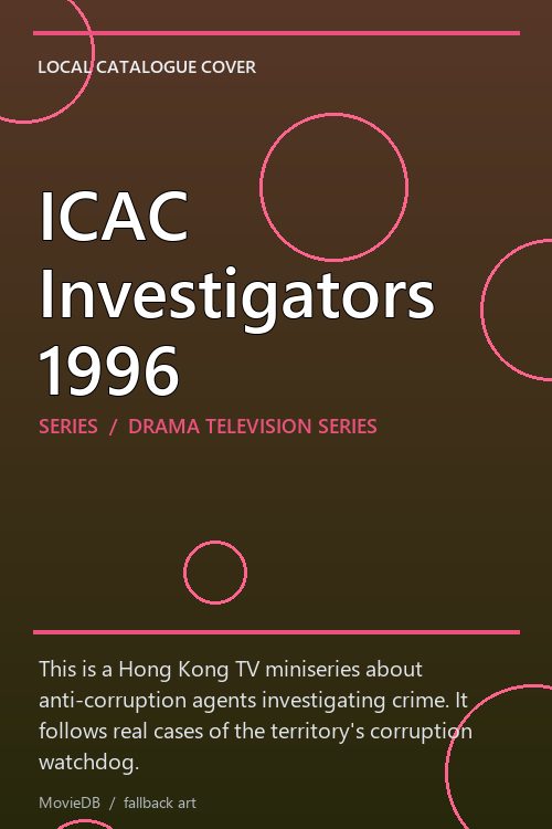 ICAC Investigators 1996 poster
