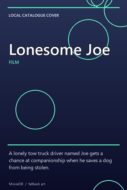 Lonesome Joe poster