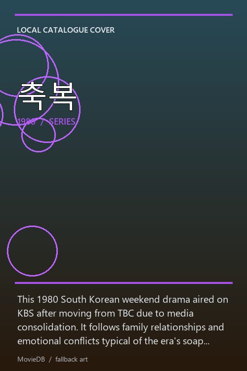 축복 poster