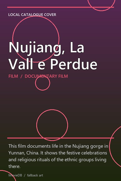 Nujiang, La Vall e Perdue poster