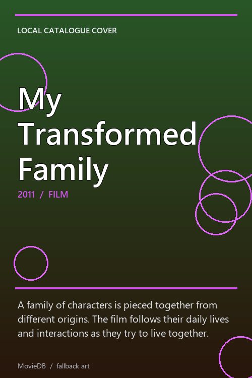 My Transformed Family poster