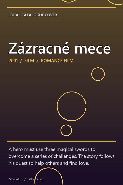 Zázracné mece poster