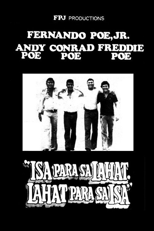 Isa para sa lahat, lahat para sa isa poster
