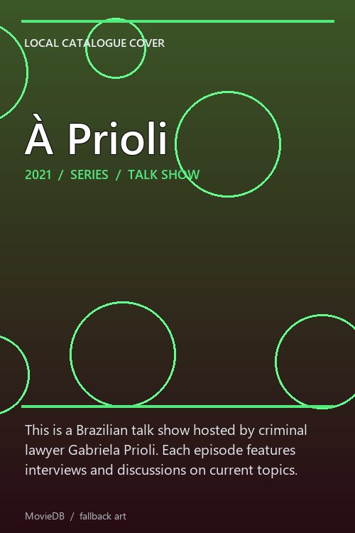 À Prioli poster