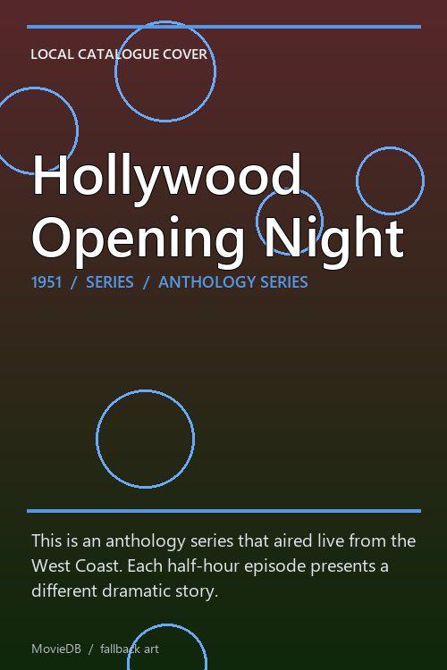 Hollywood Opening Night poster