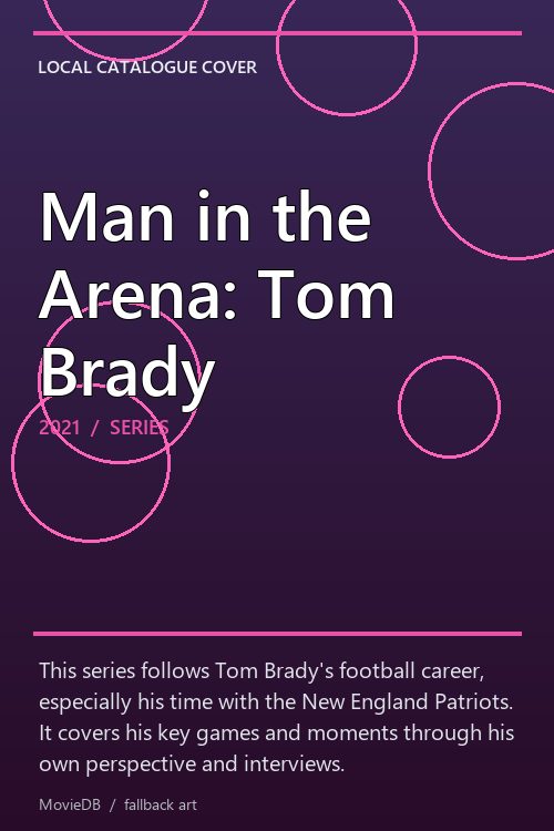 Man in the Arena: Tom Brady poster