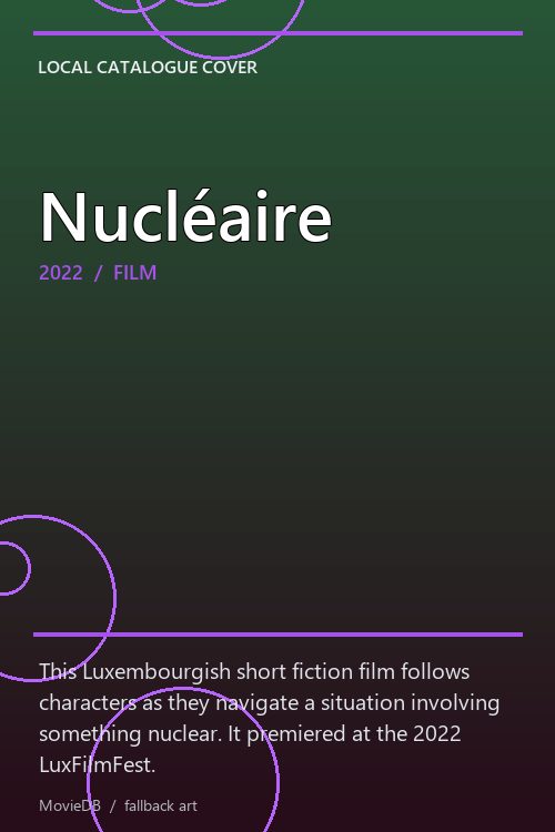 Nucléaire poster