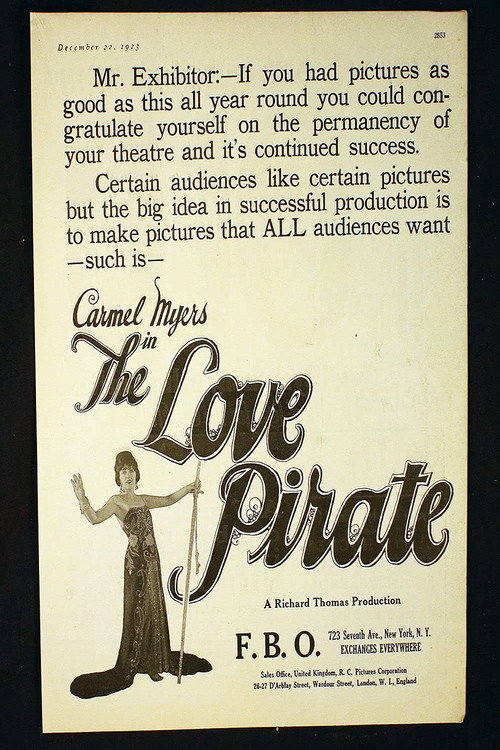 The Love Pirate poster