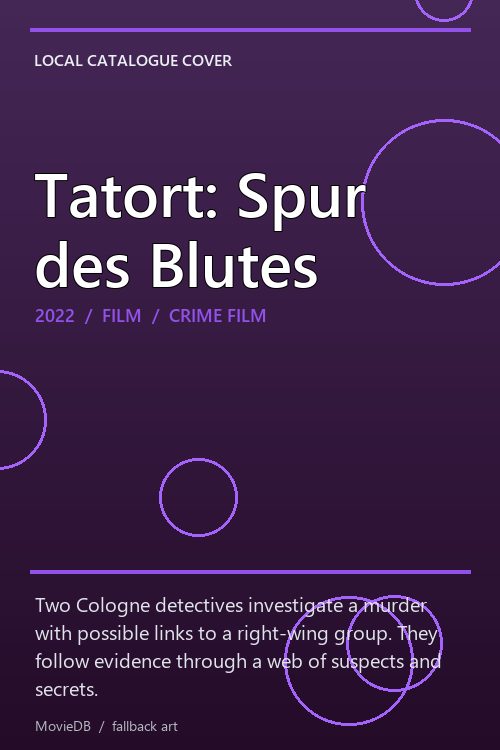 Tatort: Spur des Blutes poster