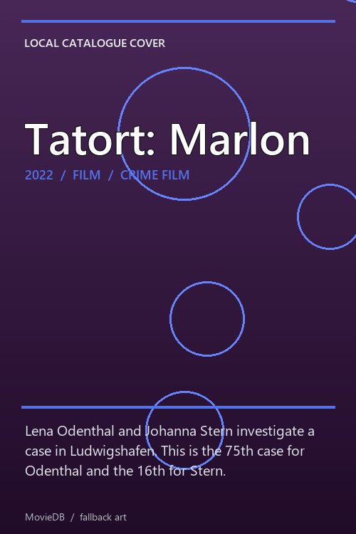 Tatort: Marlon poster