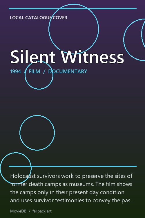 Silent Witness poster