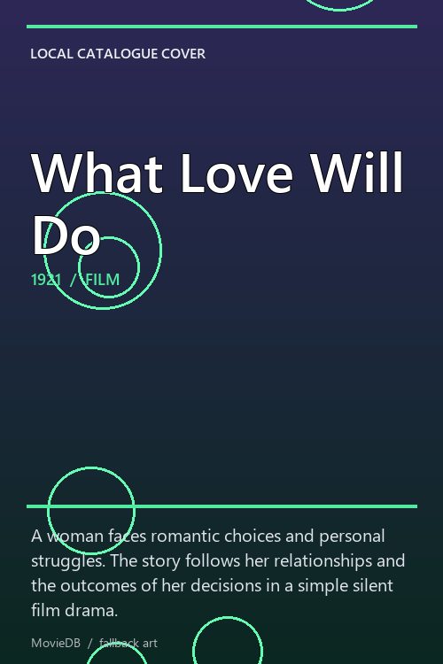 What Love Will Do poster