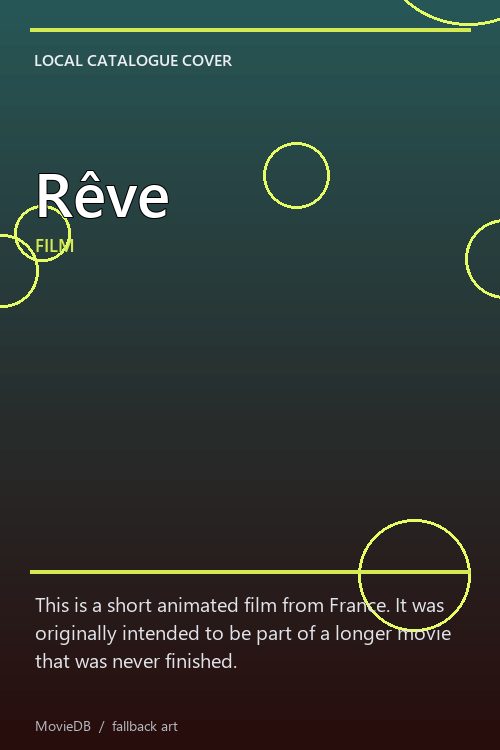 Rêve poster