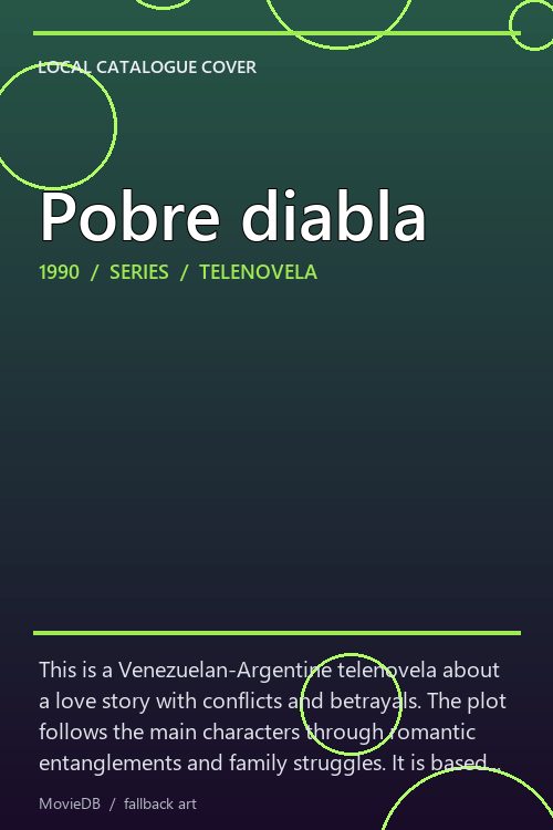 Pobre diabla poster