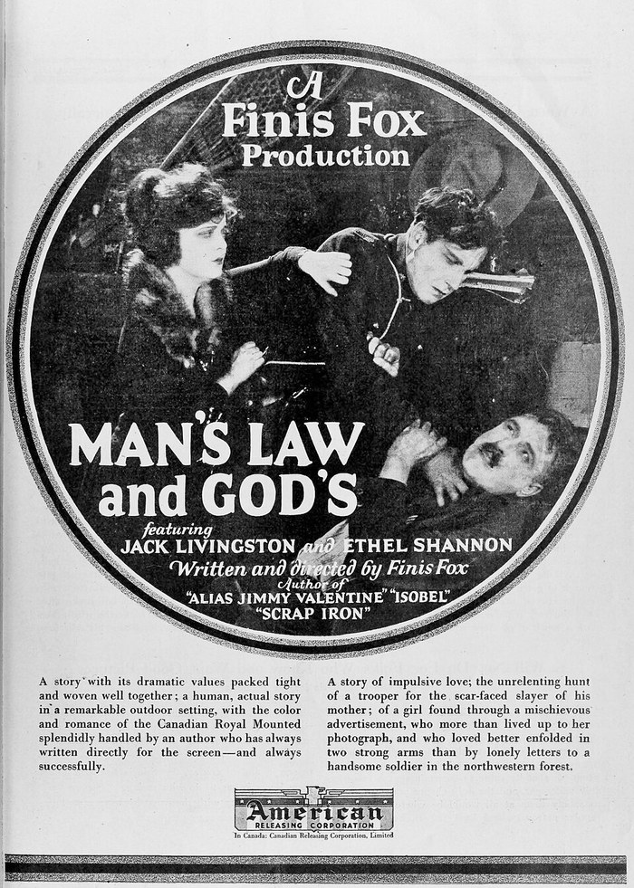 Man's Law and God's poster