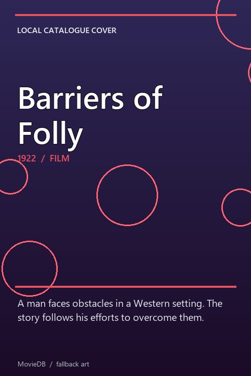 Barriers of Folly poster