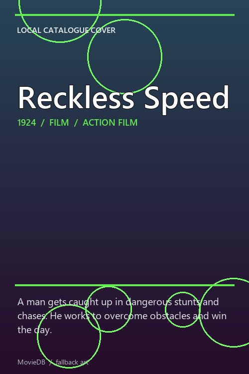 Reckless Speed poster
