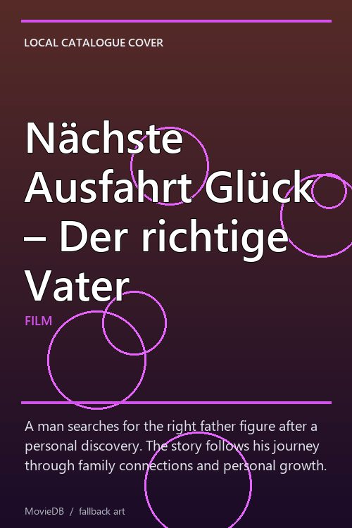 Nächste Ausfahrt Glück – Der richtige Vater poster