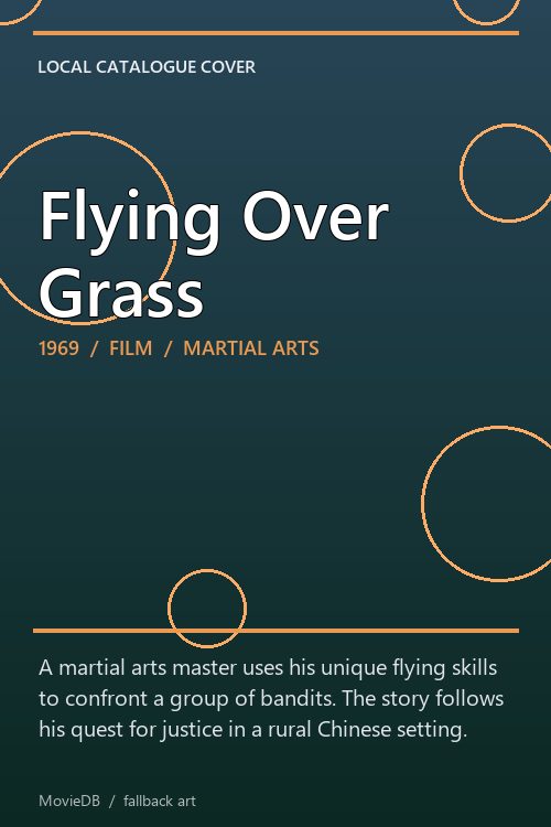 Flying Over Grass poster