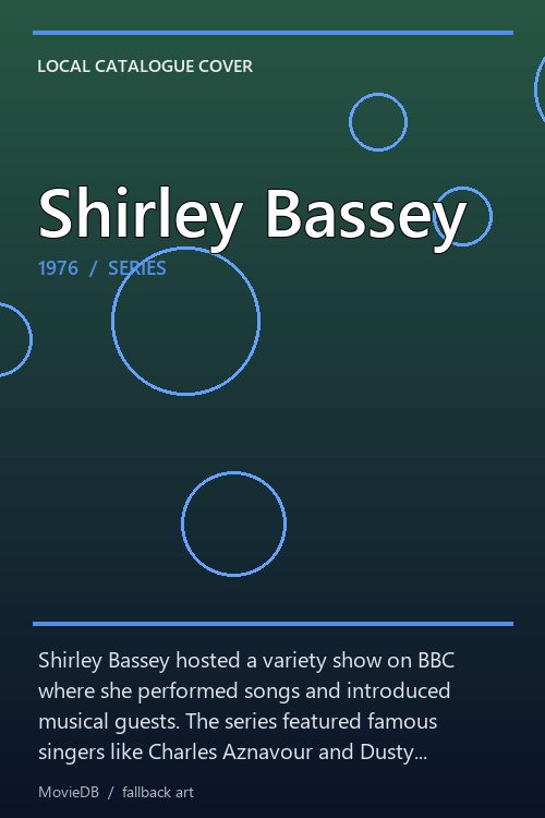 Shirley Bassey poster