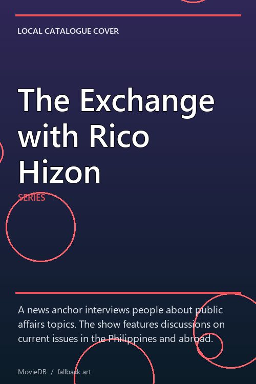 The Exchange with Rico Hizon poster
