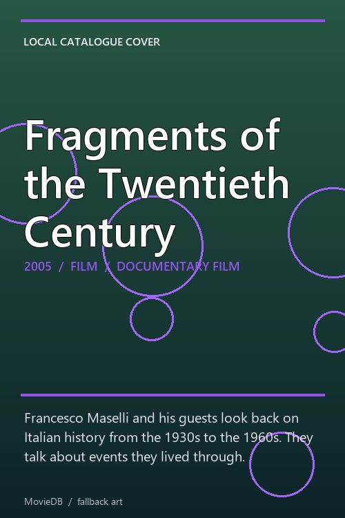 Fragments of the Twentieth Century poster