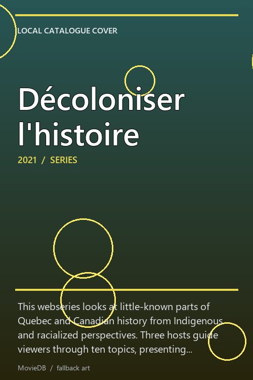 Décoloniser l'histoire poster