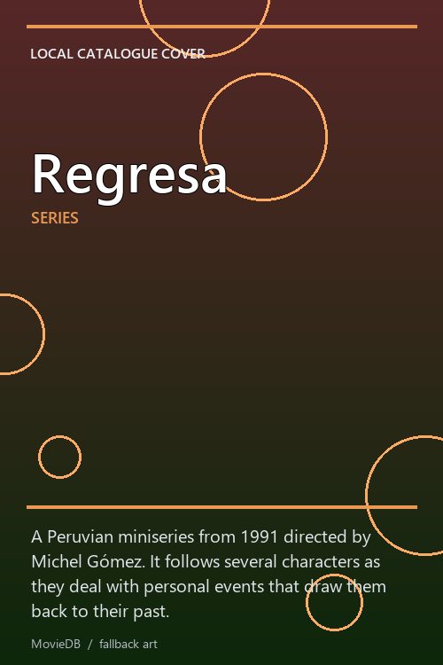 Regresa poster