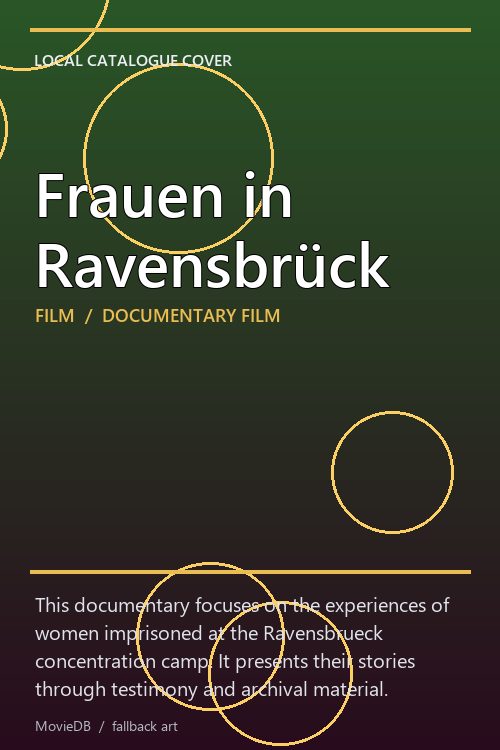 Frauen in Ravensbrück poster