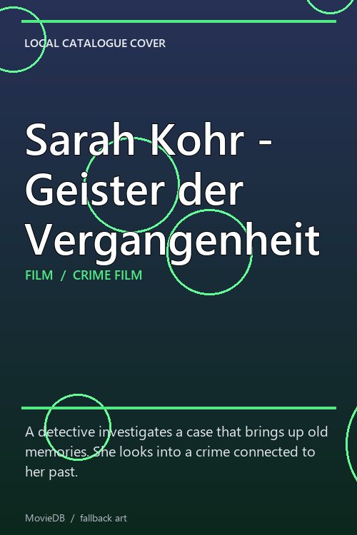 Sarah Kohr - Geister der Vergangenheit poster