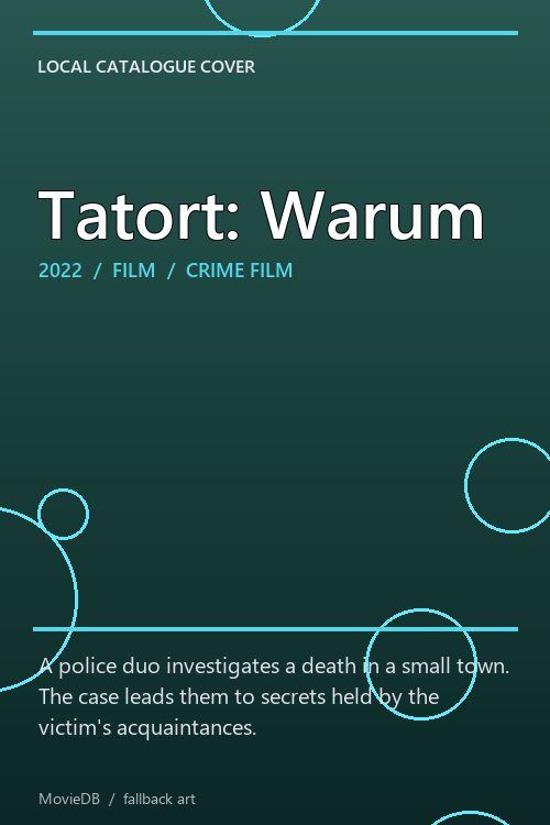 Tatort: Warum poster