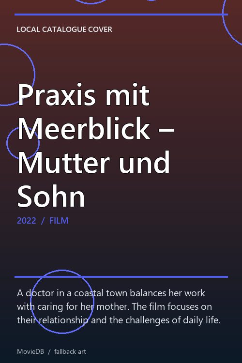 Praxis mit Meerblick – Mutter und Sohn poster