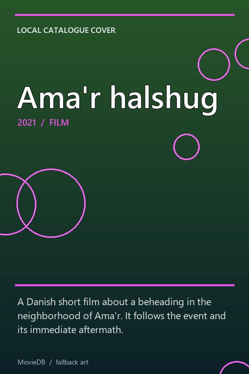 Ama'r halshug poster